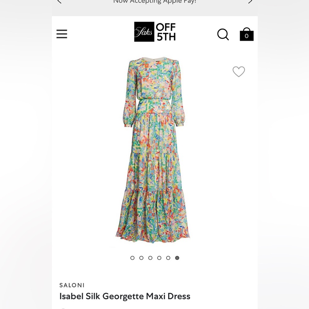 Isabel Silk Georgette Maxi Dress